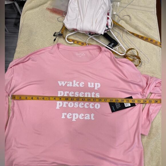Wildfox Wake Up Prosecco Pajamas Set.Size M - Picture 15 of 16